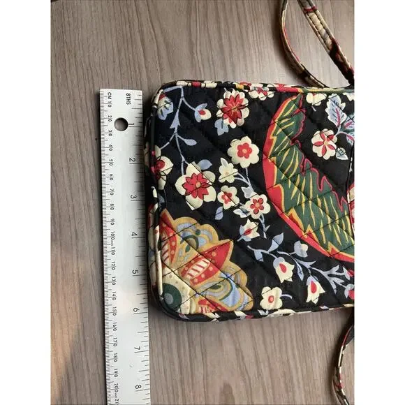 Vera Bradley Mini Hipster Crossbody Purse. Versailles Pattern Retired - Picture 8 of 9